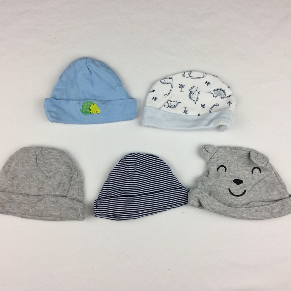 Set of 5 Baby Hats Lot